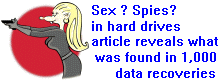 Sex, Spies and Hard Drives - read what was revealed in a survey of 1,000 data recoveries