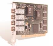 quad Fibre Channel host bus adapter from LSI Logic