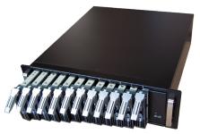 low cost 3U 12 bay eSATA rackmount JBOD / RAID storage
