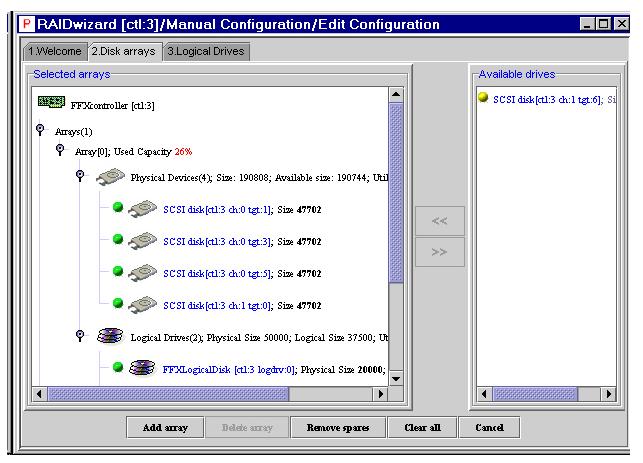 Screen shot from AdminiStor